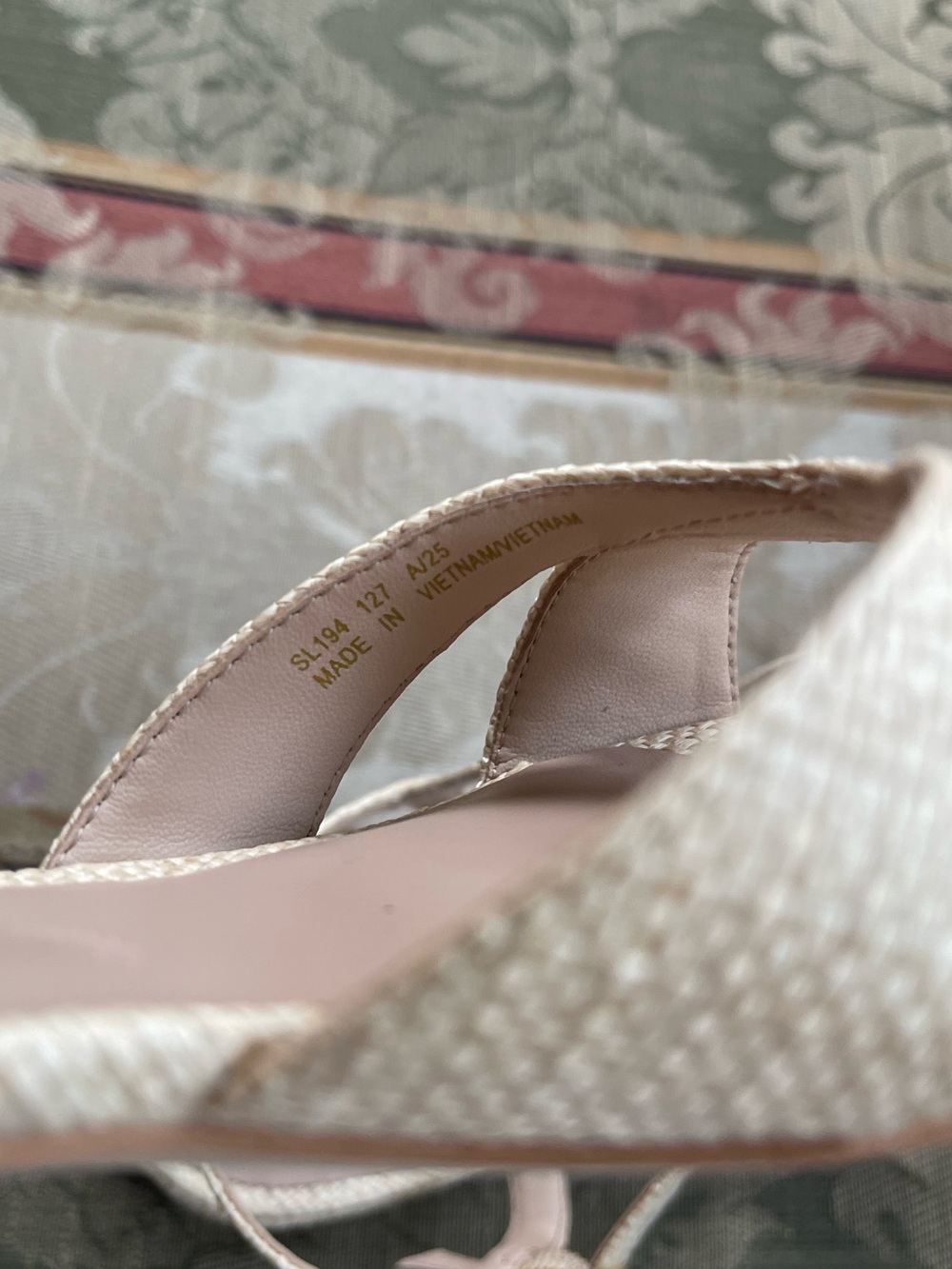 Stuart Weitzman Dayna 50 Block Heel Sandals In Raffia. Size 7 Women N15-17 - Picture 4 of 10